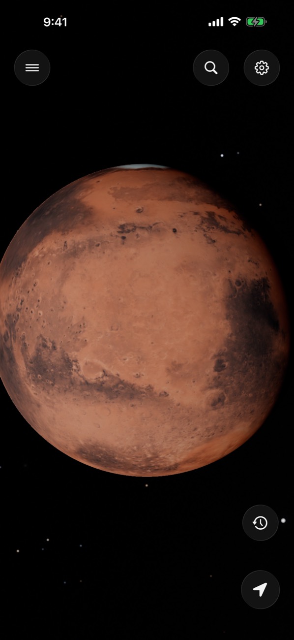 Mars, close up