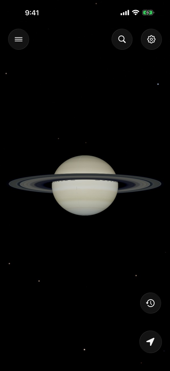 Saturn and its rings